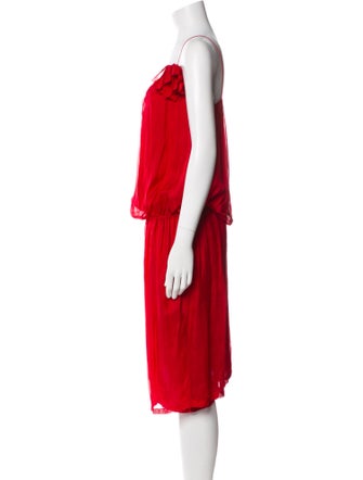 Lanvin Silk Midi Length Dress