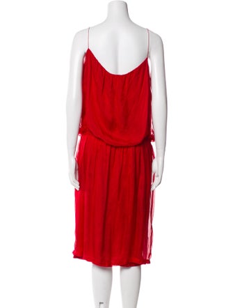 Lanvin Silk Midi Length Dress