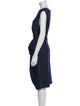 Lanvin Bateau Neckline Midi Length Dress