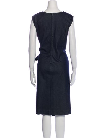 Lanvin Bateau Neckline Midi Length Dress