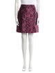 Lanvin Floral Print Knee-Length Skirt