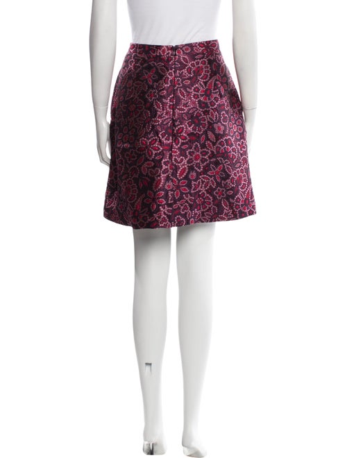 Lanvin Floral Print Knee-Length Skirt