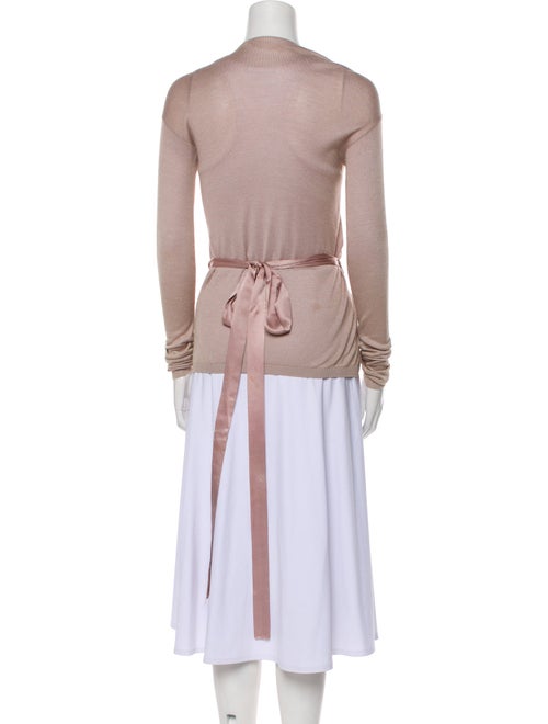 Lanvin Silk V-Neck Sweater