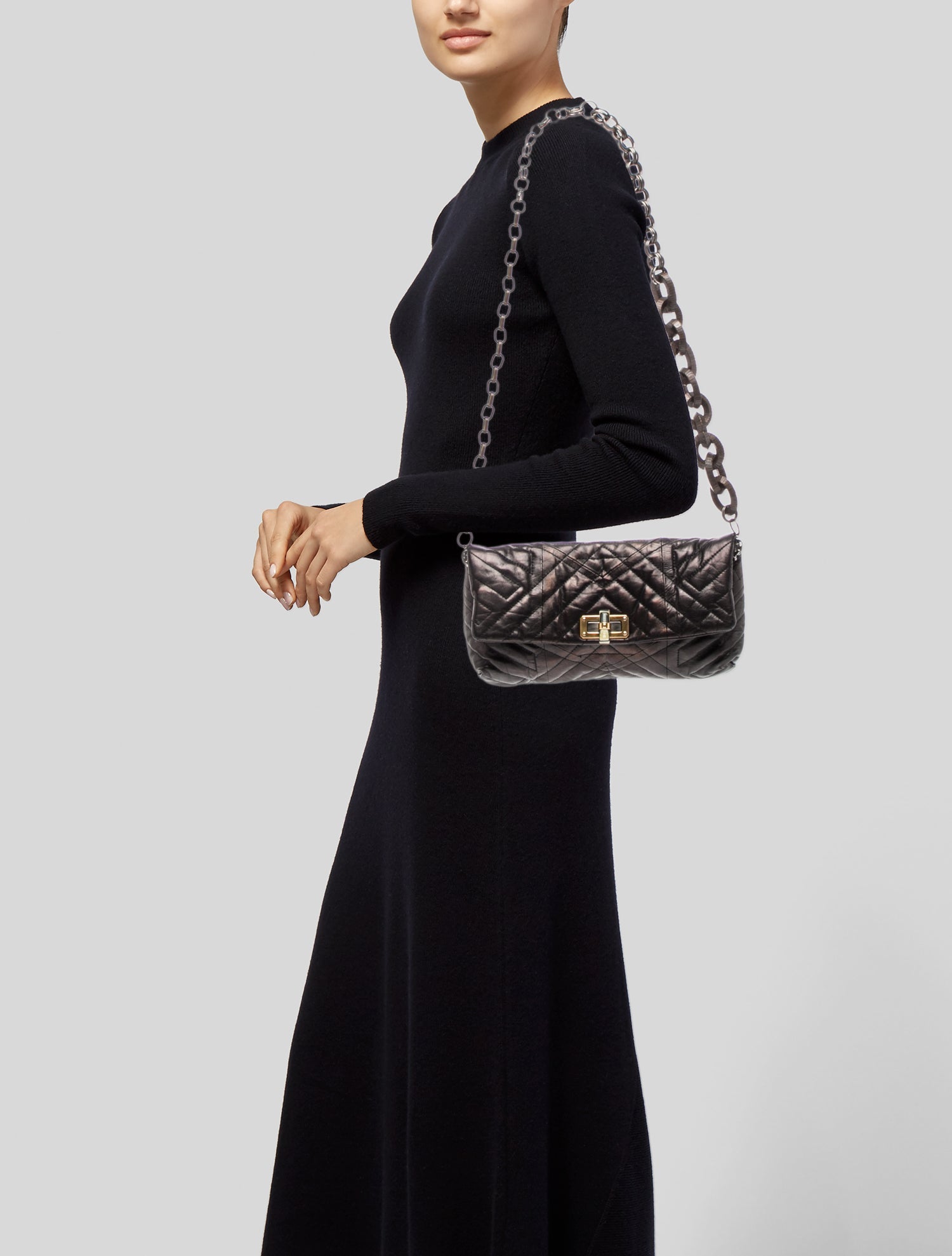 Lanvin Leather Crossbody Bag