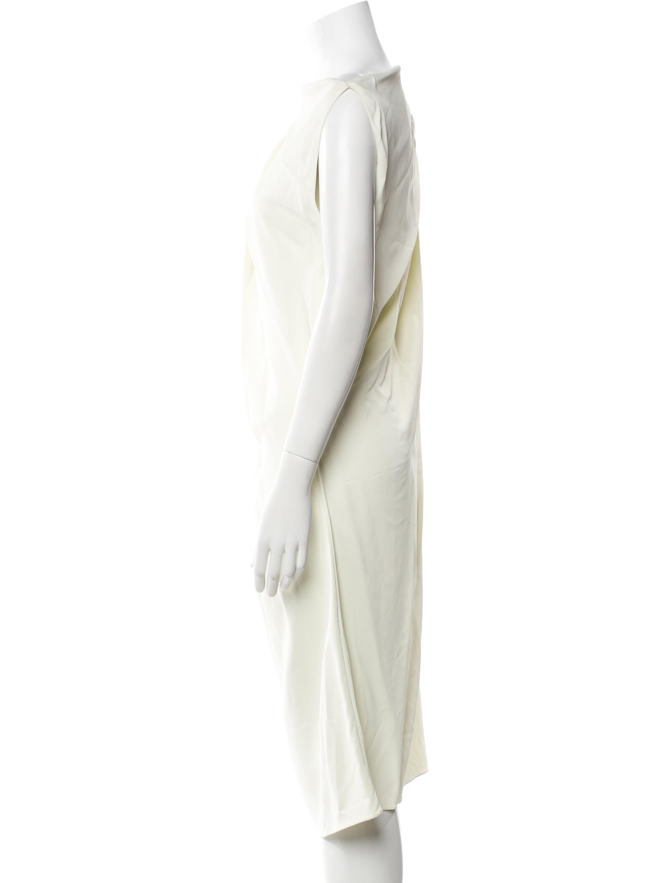 Lanvin Cowl Neck Midi Length Dress