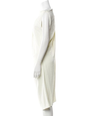 Lanvin Cowl Neck Midi Length Dress