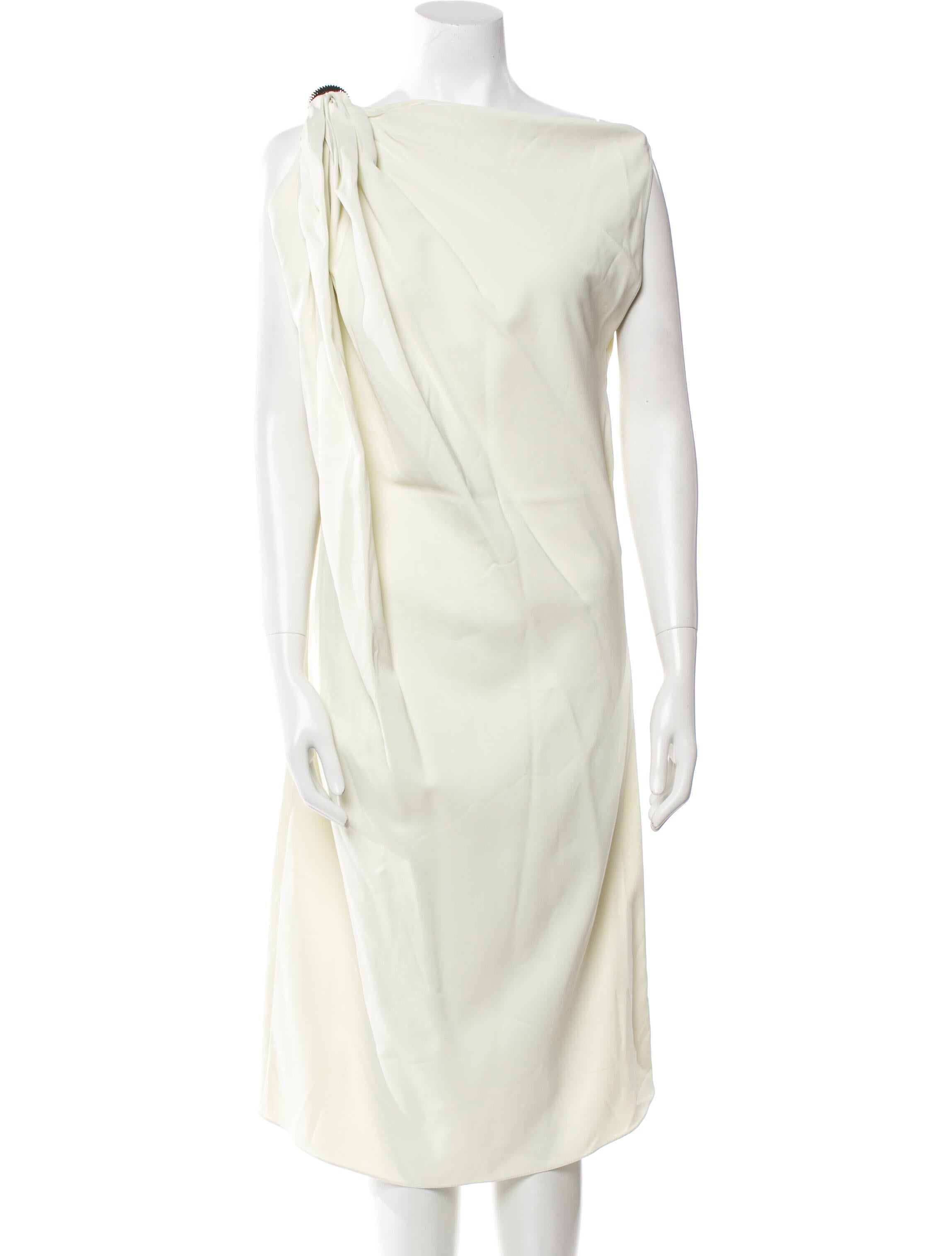 Lanvin Satin Midi Length Dress