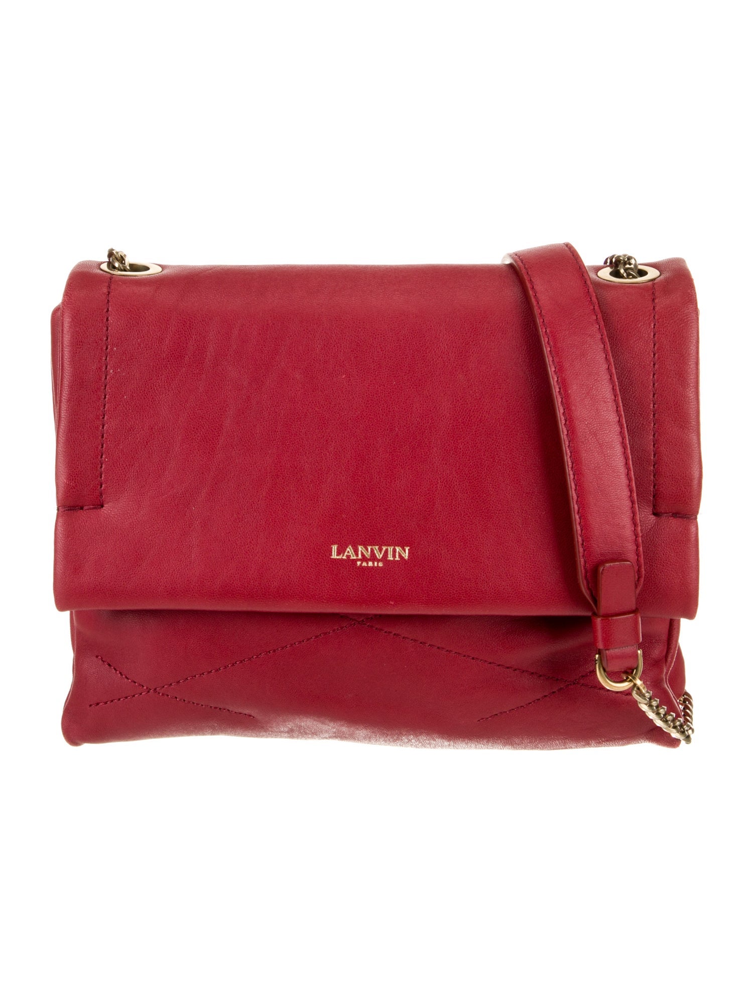 Lanvin Leather Messenger Bag