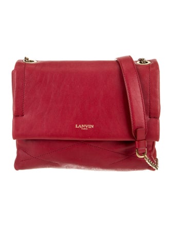 Lanvin Leather Messenger Bag