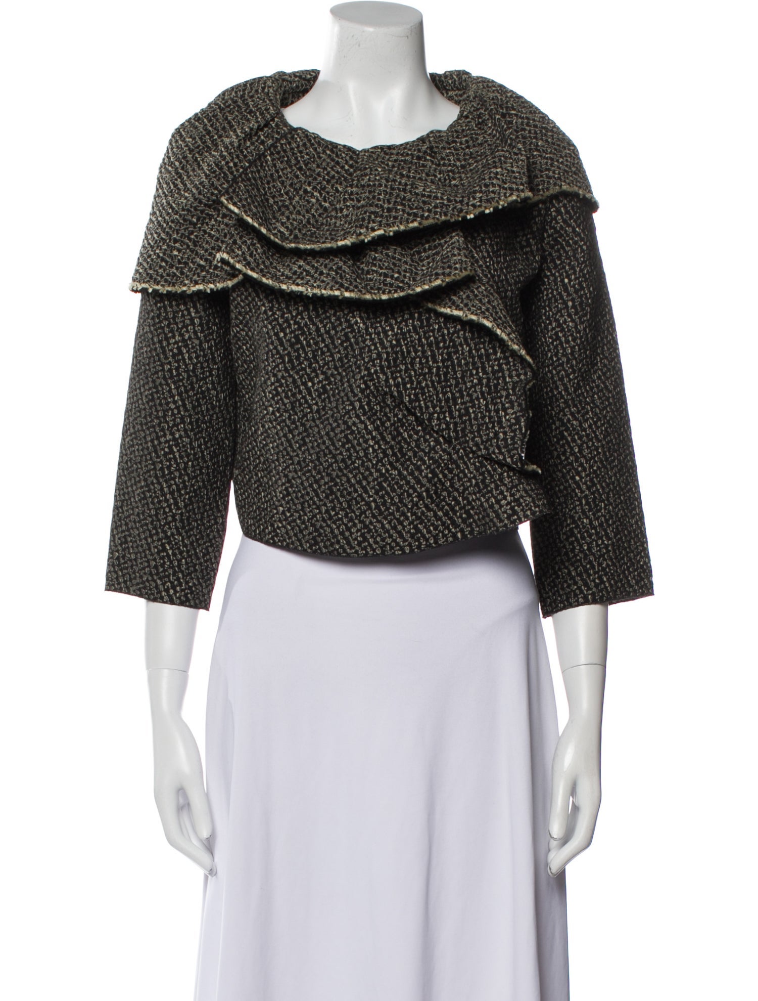 Lanvin Tweed Pattern Jacket