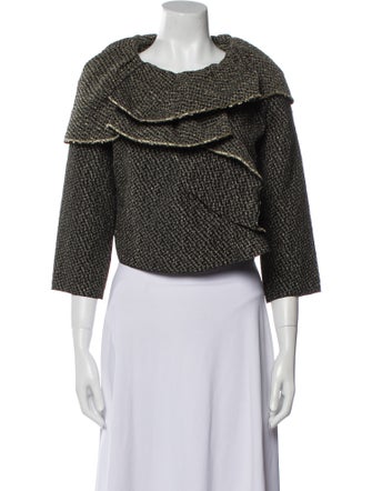 Lanvin Tweed Pattern Jacket