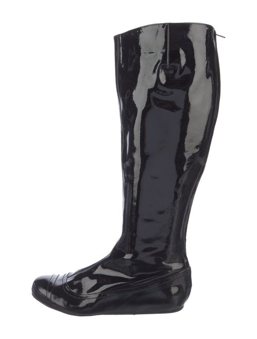 Lanvin Patent Leather Riding Boots