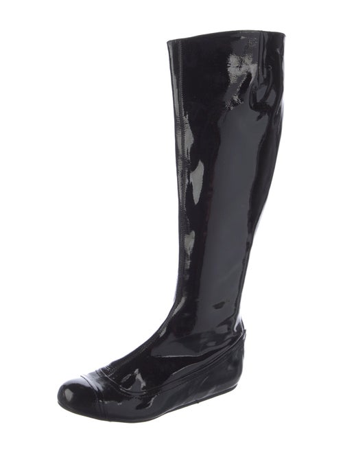 Lanvin Patent Leather Riding Boots