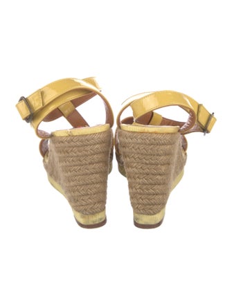 Lanvin Leather T-Strap Sandals