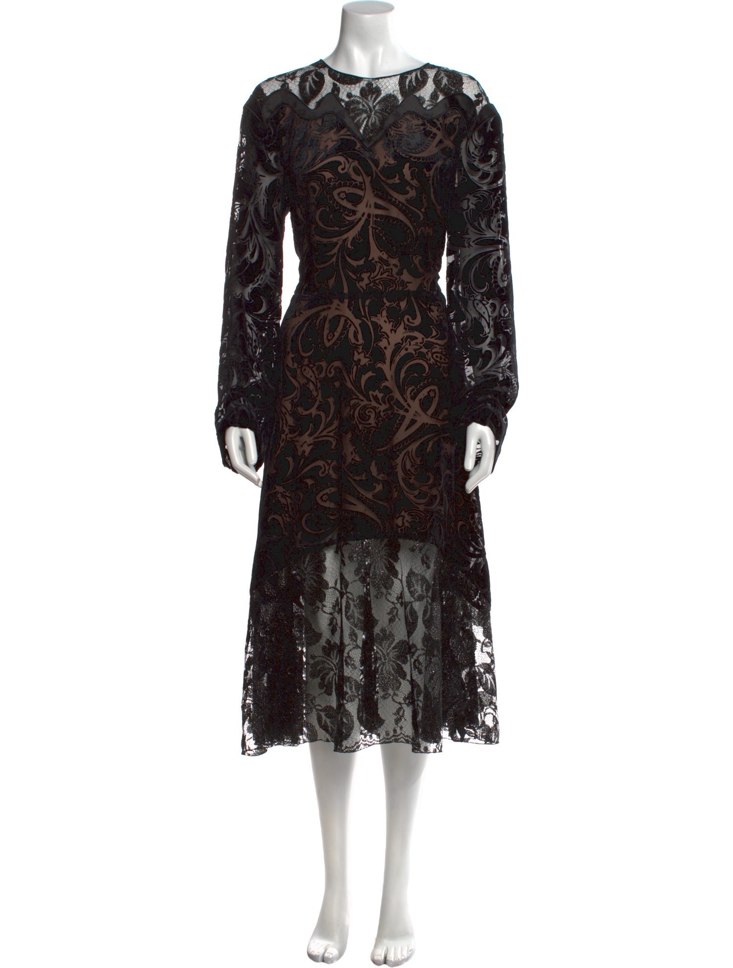 Lanvin Lace Long Dress
