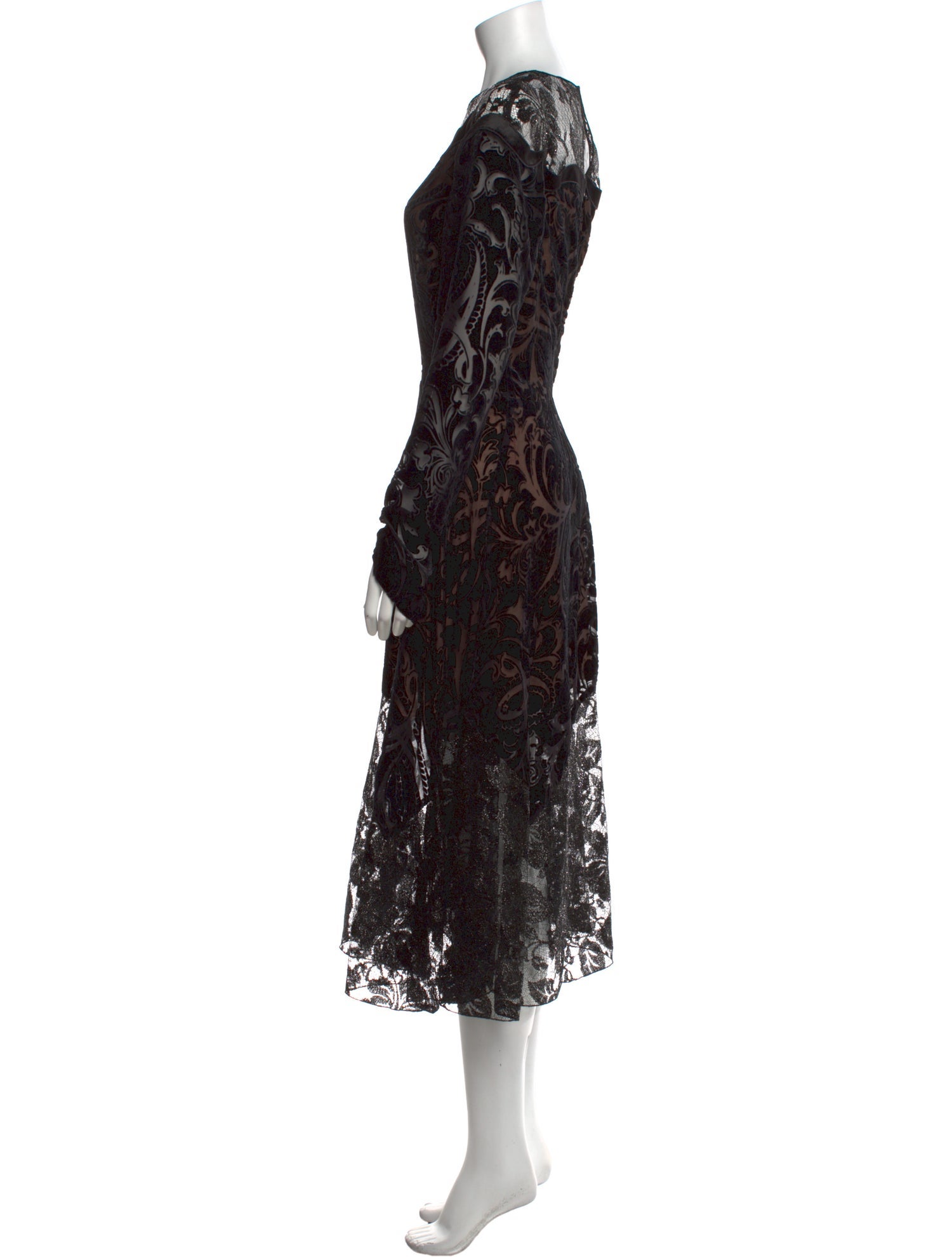Lanvin Lace Long Dress