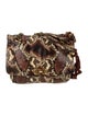 Lanvin Snakeskin Shoulder Bag