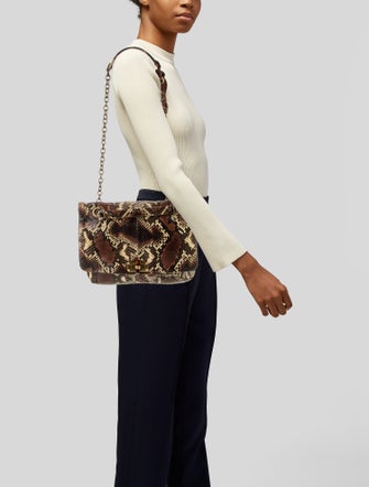 Lanvin Snakeskin Shoulder Bag