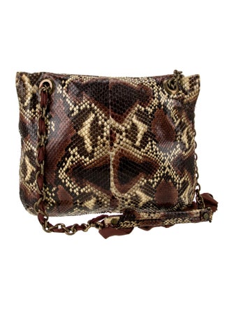 Lanvin Snakeskin Shoulder Bag