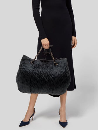 Lanvin Quilted Top Handle Bag