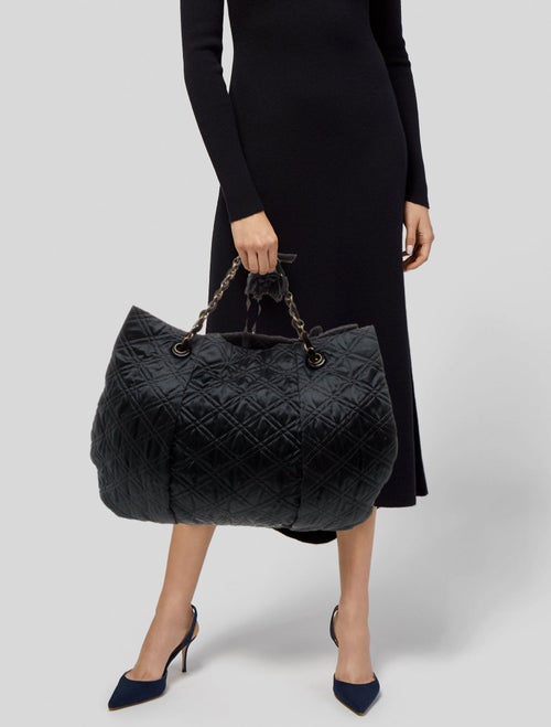 Lanvin Quilted Top Handle Bag