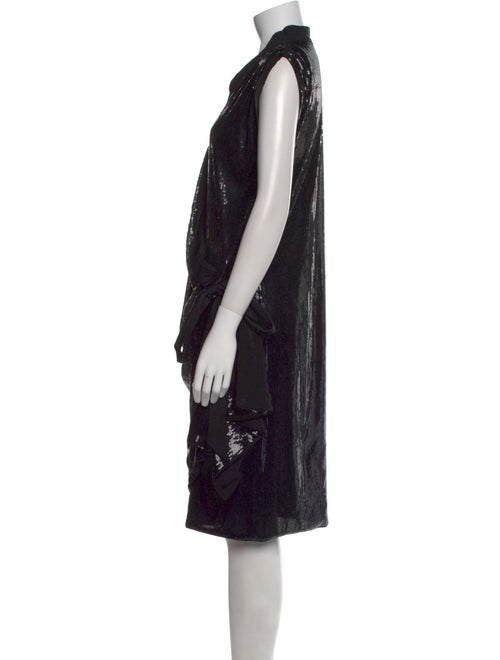 Lanvin Patterned Midi Length Dress