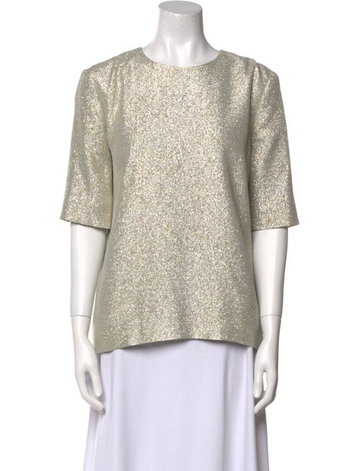 Lanvin Silk Crew Neck Top