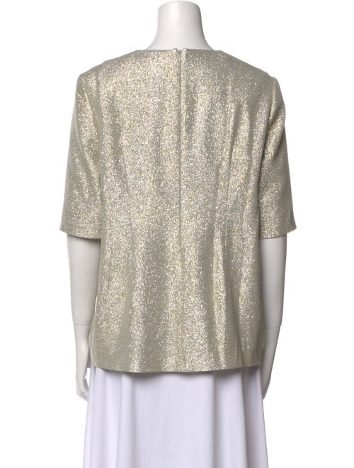 Lanvin Silk Crew Neck Top