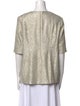 Lanvin Silk Crew Neck Top