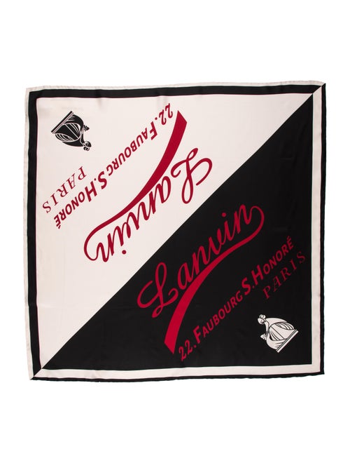 Lanvin Silk Printed Scarf