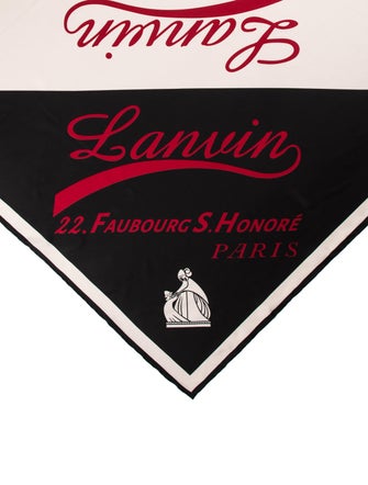 Lanvin Silk Printed Scarf