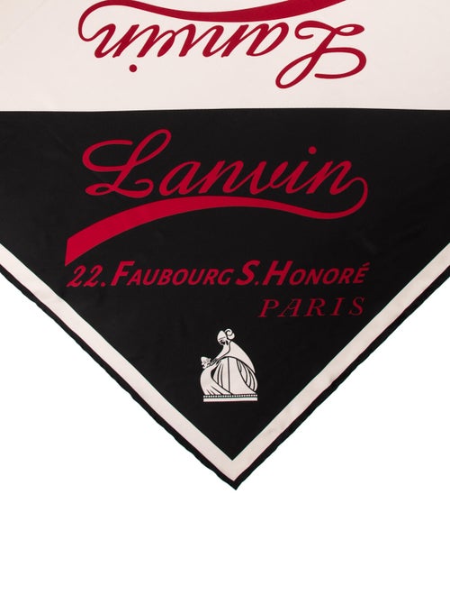 Lanvin Silk Printed Scarf