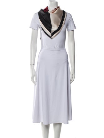 Lanvin Silk Printed Scarf