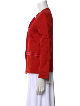 Lanvin Silk Long Sleeve Button-Up Top