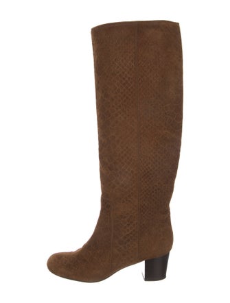Lanvin Suede Riding Boots