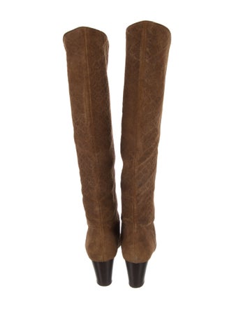 Lanvin Suede Riding Boots