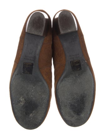 Lanvin Suede Riding Boots