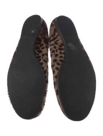 Lanvin Ponyhair Animal Print Flats