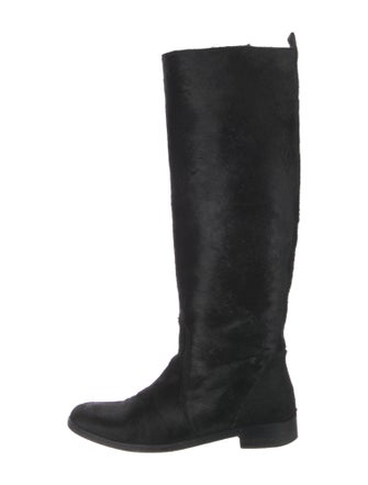 Lanvin Ponyhair Riding Boots