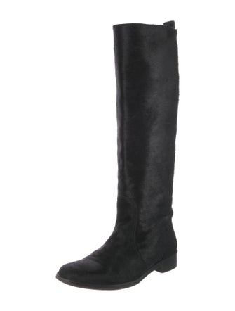 Lanvin Ponyhair Riding Boots