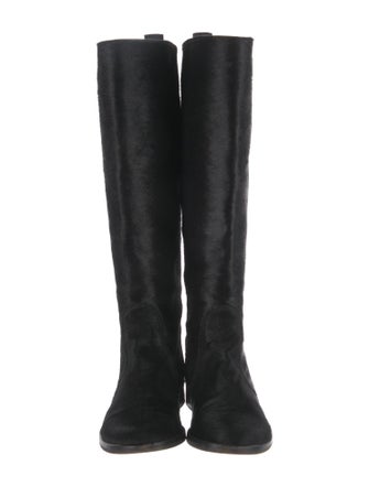 Lanvin Ponyhair Riding Boots
