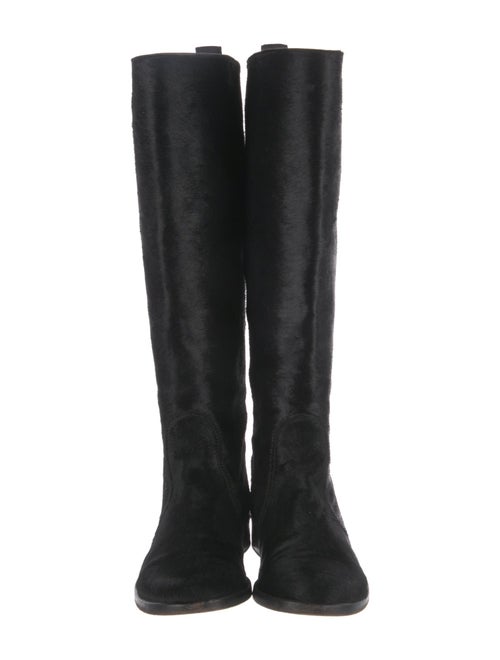 Lanvin Ponyhair Riding Boots