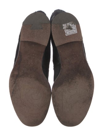 Lanvin Ponyhair Riding Boots