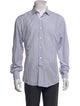 Lanvin Striped Long Sleeve Dress Shirt