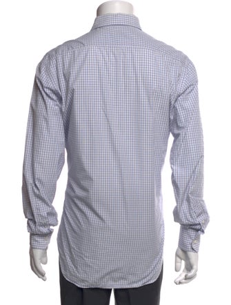Lanvin Striped Long Sleeve Dress Shirt