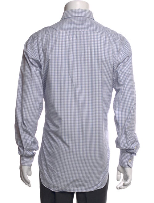 Lanvin Striped Long Sleeve Dress Shirt