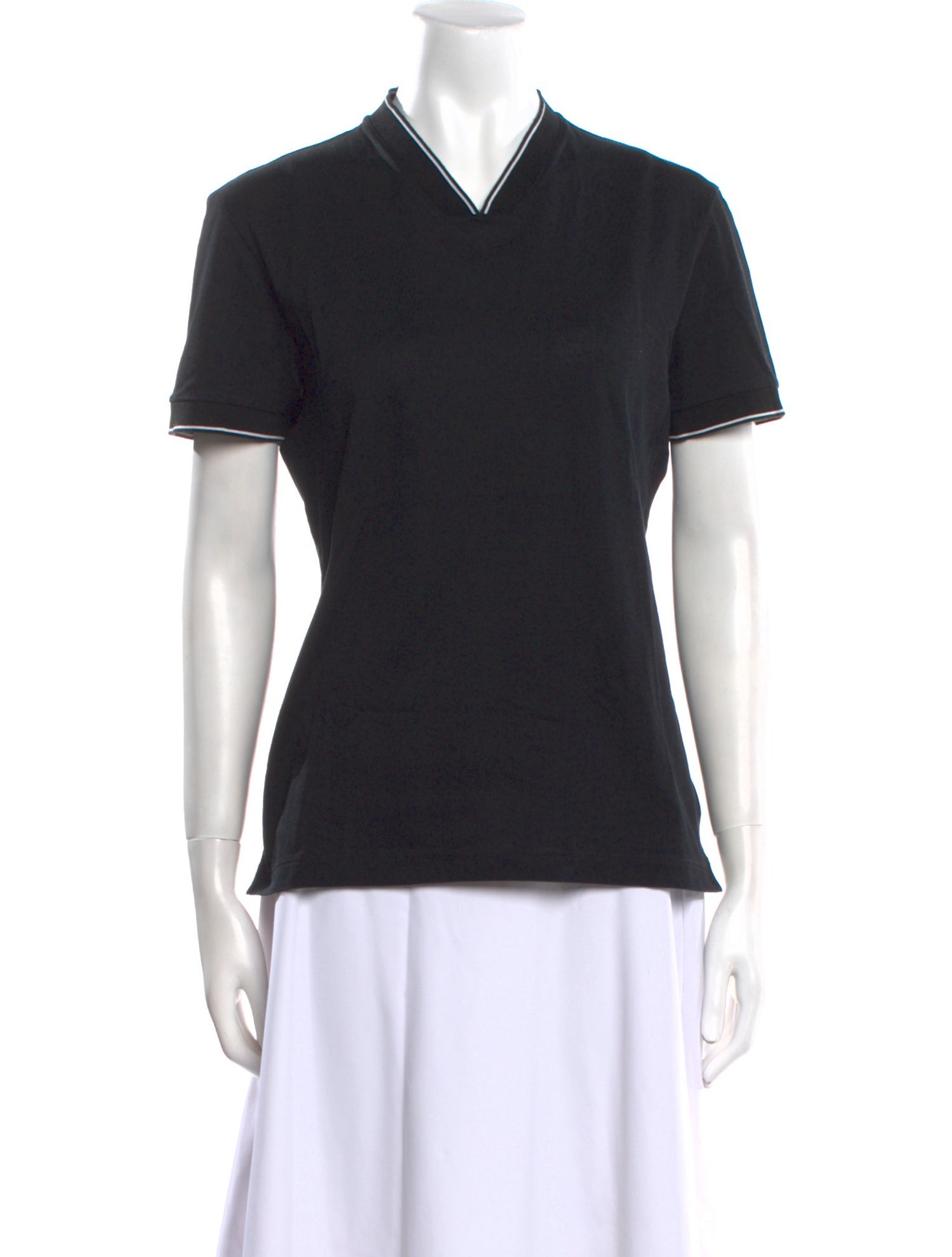 Lanvin V-Neck Short Sleeve T-Shirt