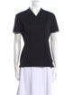 Lanvin V-Neck Short Sleeve T-Shirt