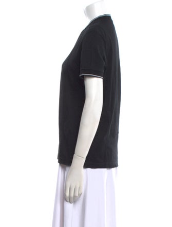 Lanvin V-Neck Short Sleeve T-Shirt