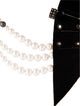 Lanvin Faux Pearl & Crystal Beaded Collar Necklace
